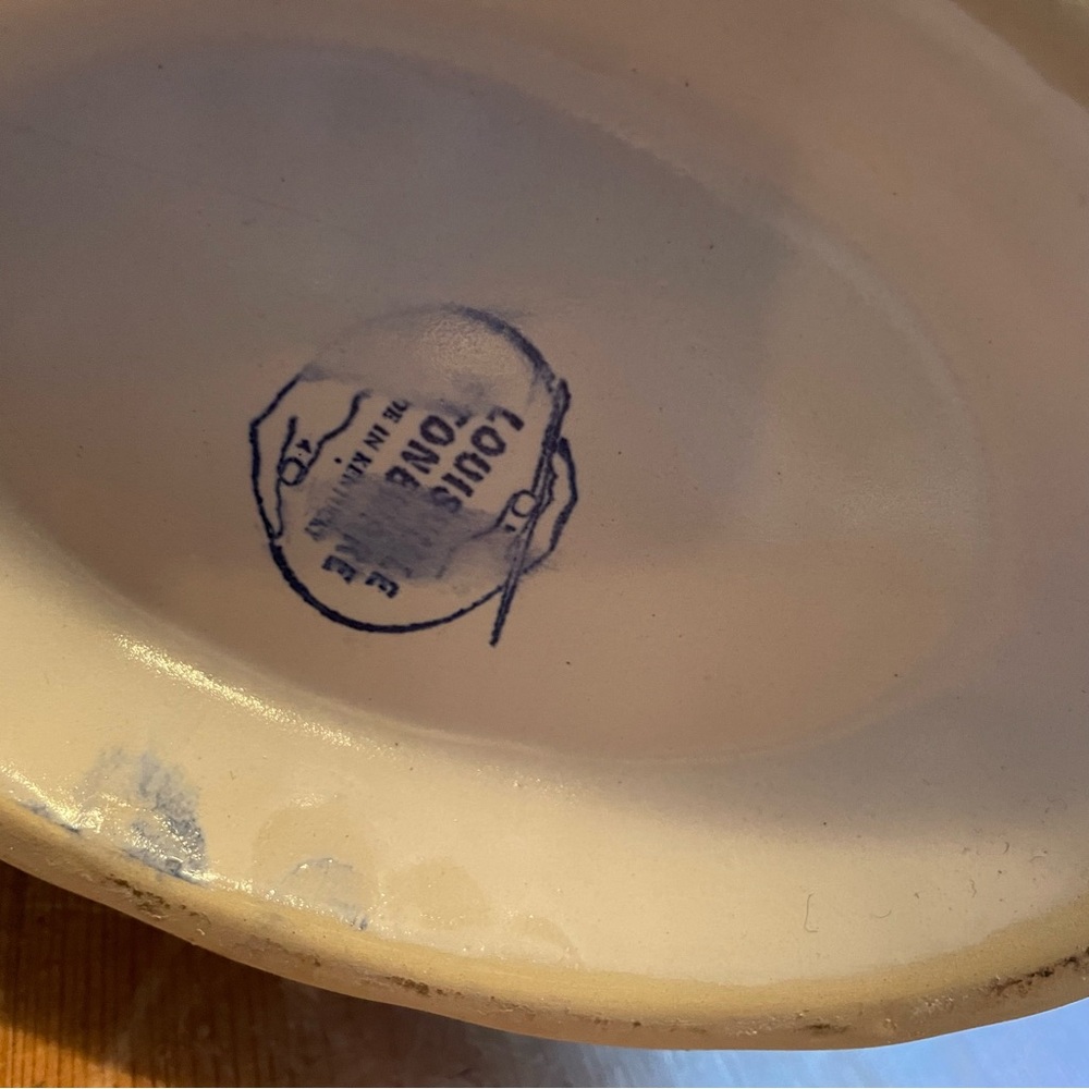 Vintage Louisville Stoneware Soup Tureen With Ladle‎ John B Taylor “Harvest” - Picture 12 of 12